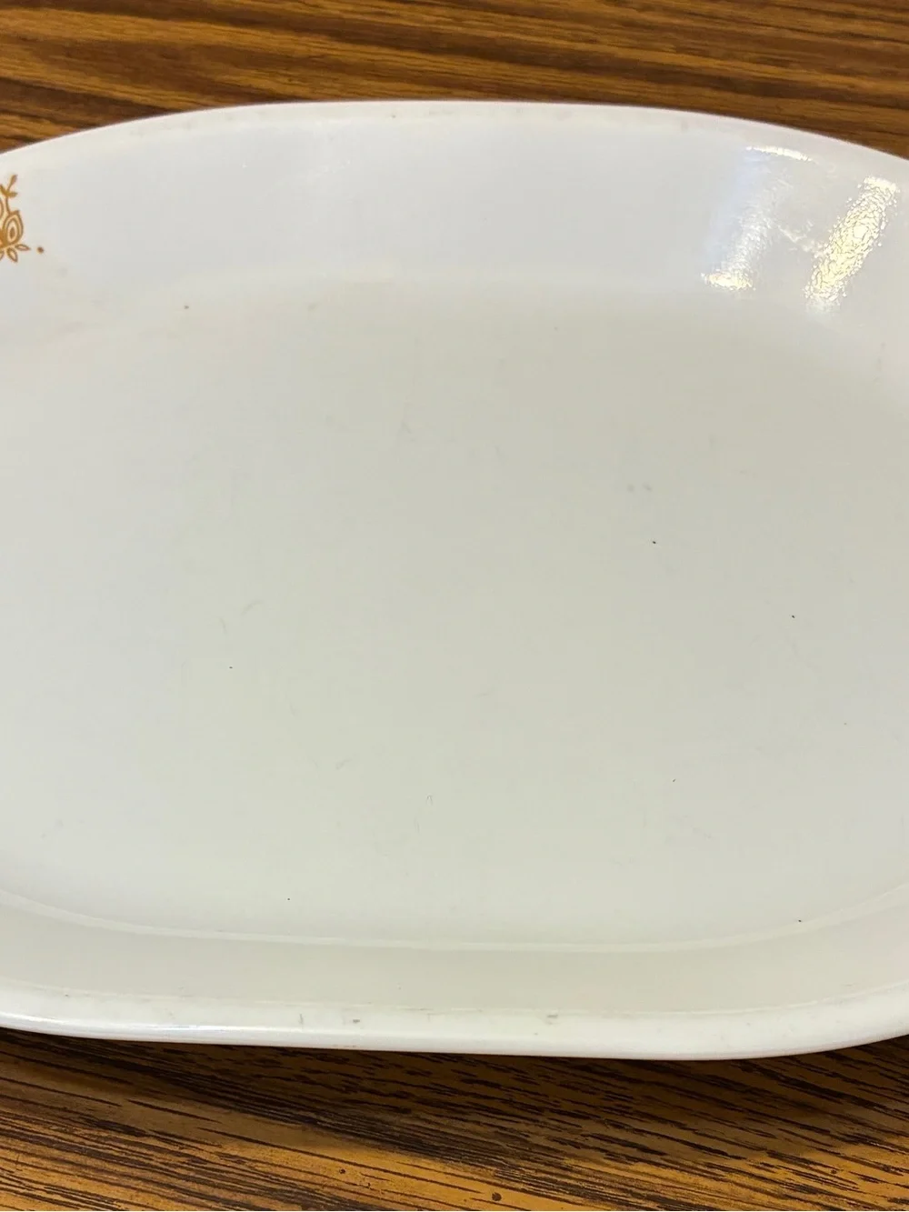 Vintage Corelle Butterfly Gold Serving Platter: 12x10 Oval, USA